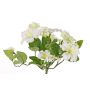Petunia artificial SINDY en vara de fijación, crema, 30cm, Ø30cm