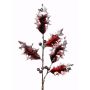 Rama de ilex artificial PASCHA con frutos, rojo plateado, 50 cm.
