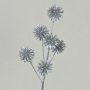 Aciano artificial BIRNA, brillo, plata, 55cm, Ø5cm