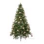 Árbol artificial abeto APALMO, LED, rosa crema, 150 cm