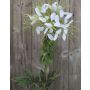Flor araña artificial HILDEGARD, blanca, 85cm