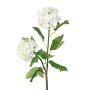 Rama decorativa de bola de nieve SNALMO, blanca, 50 cm