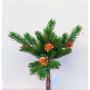 Ramas de abeto artificiales BERNAHE en ramo, con piñas, verde, 35 cm
