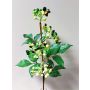Rama artificial de bayas de saúco CHATANGA con frutos, verde-rojo, 60 cm
