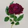 Rosa decorativa de terciopelo MANGFALL, rosa, 75 cm, Ø 13 cm