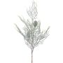 Rama artificial de ciprés GRAVON con purpurina, piñas, verde claro-grisáceo, 60 cm
