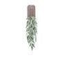 Eucalipto artificial TRIWEN en varilla, colgante, verde-gris, 75 cm