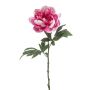 Flor artificial de peonía TWOLER, rosa, 55 cm