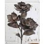 Rama de camelia decorativa RANIA, marrón, 95cm, Ø20cm
