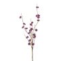 Rama artificial de silfio con bayas, violeta claro, 95 cm
