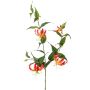 Corona artificial KINTARO, naranja-amarillo, 120 cm