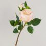 Rosa repollo artificial MIRETTA, rosa-verde, 60cm, Ø3-9cm