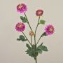 Crisantemo artificial RYON, morado, 70cm, Ø3-5cm
