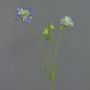 Scabiosa artificial ANDIA, azul-lila, 80cm, Ø8-10cm