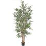 Bambú artificial LUCINE, troncos reales, zona de tránsito, 195cm
