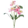 Rama decorativa pensamientos SIREL, rosa-amarilla, 65 cm