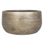 Bol decorativo de cerámica AGAPE con grano, dorado, 14cm, Ø28cm