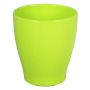 Macetero de cerámica para orquídeas MALAYER, verde manzana, 15cm, Ø13,2cm