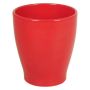 Macetero de cerámica para orquídeas MALAYER, roja, 15cm, Ø13,2cm