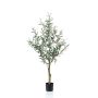 Olivo decorativo CLAYTON, tronco artificial, con frutos, 115cm