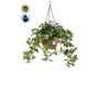 Maceta colgante artificial de petunia JONKFUN en cesta, crossdoor, lila-violeta, 70 cm