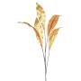 Rama artificial de aspidistra YEKATARINA, dorada metalizada, 130 cm