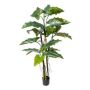 Planta artificial Colocasia KLARHEN, raíces, tronco artificial, verde, 180 cm