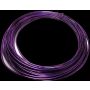 Alambre de aluminio TANEA, lacado en morado, 12 m, Ø 2 mm