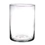Florero SANYA AIR, vidrio, cilindro, transparente, 25cm, Ø18cm