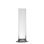 Jarrón para flores individuales ABIRAMY de cristal, soporte, transparente, 15cm, Ø6cm