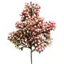 Rama decorativa de bola de nieve MARMYN con bayas, rosa claro, 35 cm
