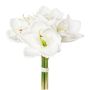 Ramo de flores artificiales de amarilis LOMIRE, blanco, 30 cm