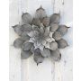Flor de camelia artificial STEINKA, gris, Ø30cm