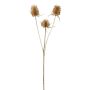 Rama artificial cardo silvestre ZILVEN, dorada, 65 cm