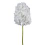 Flor decorativa hortensia en racimo AURONAS, blanca, 85 cm