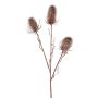 Rama de flores artificiales de cardo silvestre BLOVEN, cobre, 60 cm