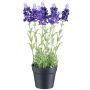 Flor artificial lavanda KLUSTOR en maceta decorativa, lila, 29 cm