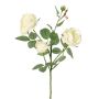 Rama de rosa artificial DIAMANTIS, crema, 70 cm, Ø 5-8 cm