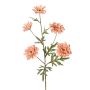 Rama decorativa de crisantemo PRUDENCE, Eco Collection, rosa viejo, 75 cm, Ø 5-6,5 cm