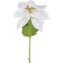Flor artificial flor de pascua JORTI, blanca, 60 cm
