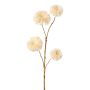 Rama artificial de clemátide GAVREL, crema, 70 cm