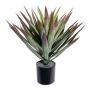 Palmera artificial Yucca elephantipes PLEMO, verde-rojo, 50 cm