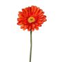 Flor decorativa Gerbera VORNEK, naranja, 65 cm