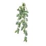 Planta colgante artificial Scindapsus LAXORE en varilla, verde y blanca, 85 cm