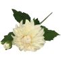 Flor artificial dalia WERNYT, crema, 45 cm