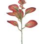 Rama artificial de arbusto peluquín ZEHROL, rojo-verde, 30 cm