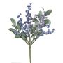 Planta artificial arándano JAHROL, rama, bayas, azul, 28 cm