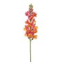 Flor artificial boca de dragón DAENERYS, rosa-naranja, 80 cm