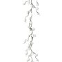 Guirnalda artificial de algodón BAZU, blanca, 180 cm
