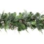 Guirnalda de abeto artificial STOCKTON, verde, con nieve, 180cm, Ø35cm
